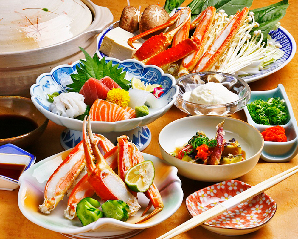 カニ料理コース