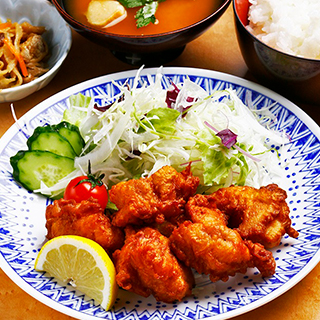 から揚げ定食